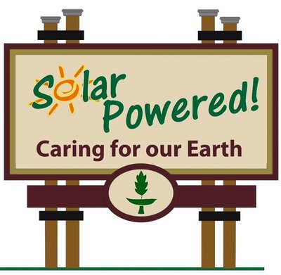 solar powered sign design cropped