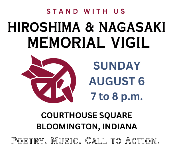 Hiroshima and Nagasaki Vigil Poster